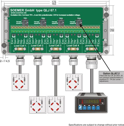 load cell amplifier junction box|load cell wiring explained.